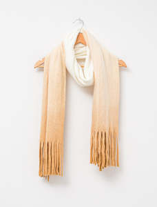 Scarves: ombre clay scarf