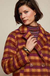 King Louie: Amelie Coat - Wylde Check