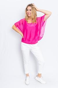 The Italian Closet: Willow silk top