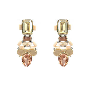 Four Corners: Deco Jewel Earrings