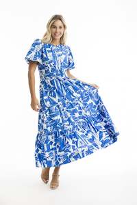 Orientique: Cannes Dress print