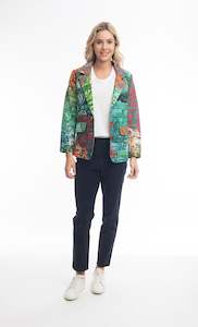 Orientique: Sky lights Print Jacket