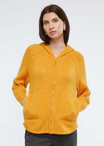 Cosy Hoodie-Marigold