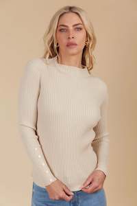 Juno Knit Top - Canvas