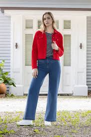 Best Sellers: Fiesta Red Pinwale Cord Denim Jacket