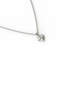 Stolen Girlfriends Club: Birthstone Heart Necklace April Diamond