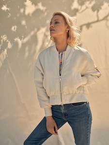 Mos Mosh: Leslie Bomber - Ecru