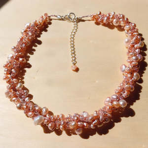 Areeya Pink Pearl Necklace