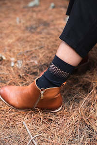 Black Net Top stocking Socks