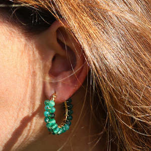 Jewellery: A Steel Me Aqua Earrings