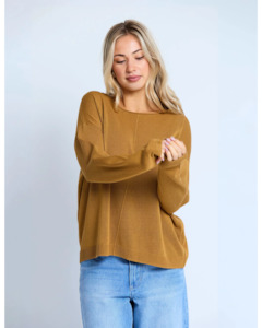 Stella Gemma Clothing: Nina Burnt Copper Jumper