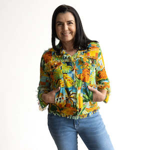 Orientique: Guatemala Jacket Main Print