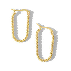 Twisted Sister Hoop Earrings