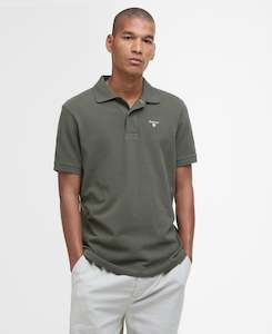 Menswear: Sports Polo-Uniform Green
