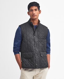 Menswear: Lowerdale Quilt Gilet-Black