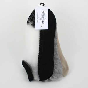 Sheer Ankle Socks 3 Pack