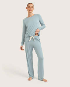 Boody: Goodnight Sleep Pants-Mineral Blue