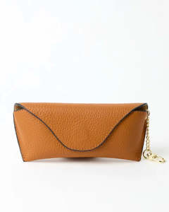 Key Chain Leather Sunglass Case
