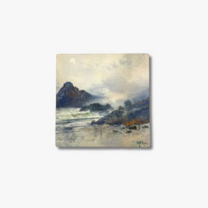 Old Masters - Coaster - A Wet Day on a Wild Coast - Set of 4
