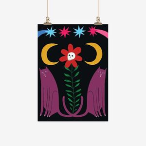 Living Collection Home Decor Online: Tea Towel - Mystic Cats