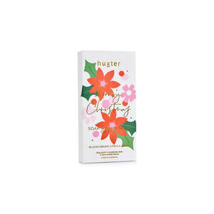 Body And Bath: Soap & Hand Balm Gift Set - Xmas Flowers Collection