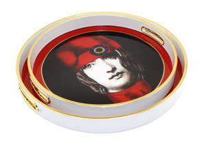 Home Decor: Salute Tray - Set of 2