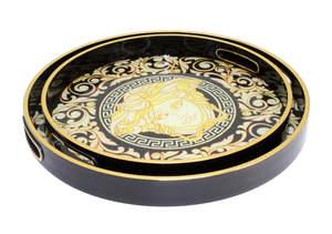 Home Decor: Medusa Tray - Set of 2