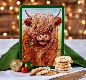 Highland Cow Assorted Biscuits Gift Tin