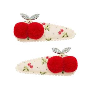 Womens Accessories: Pom Pom Cherry Clic Clacs