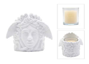 Medusa Candle Holder with Candle