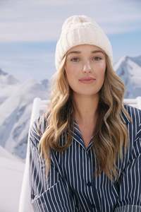 Womens Accessories: Fairbanks Cable Beanie - Natural