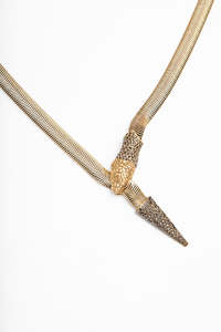 Womens Accessories: Aurum Viper Necklace & Belt