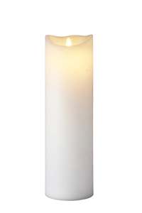 Sara Exclusive White LED Wax Candle | 40CM