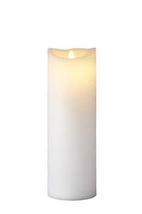 Sara Exclusive White LED Wax Candle | 30CM