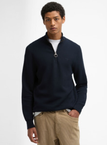 Gifts For Men: Essential Honeycomb Half Zip Sweater