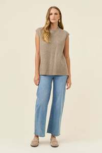 Miru Crew Knit Vest