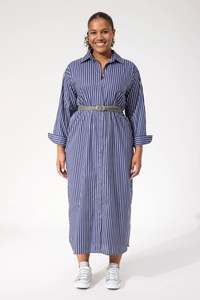 Fairbanks Stripe Shirt Dress