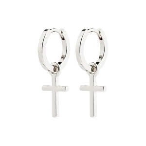 Pilgrim Jewllery: Flynn Earrings Silver-Plated