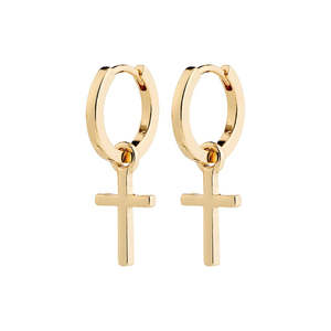 Pilgrim Jewllery: Flynn Earrings Gold-Plated