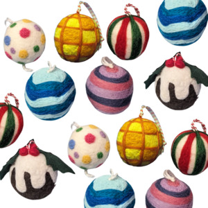 Products: Needle Felted Christmas Decorations - Ages 15+ - Village Beads