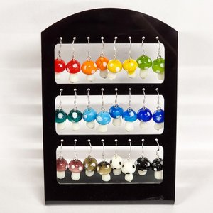 Mushroom Earrings - Village Beads