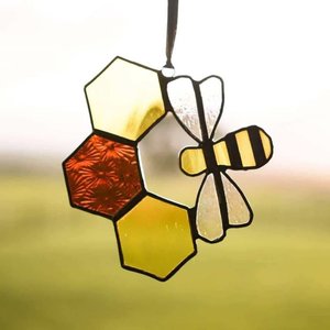 Products: Stained Glass Suncatchers - Redlow Gypsy - Village Beads