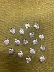 Products: Made with Love Heart Charms - Village Beads
