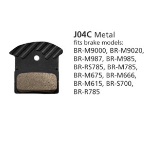 SHIMANO METAL PAD & SPRING J04C w/FIN