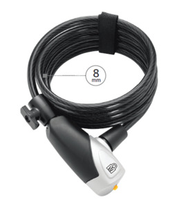 Accessories Locks: MAGNUM CCL3 KEY 12mm x 1.8mtr W/BRACKET 5 KEYS