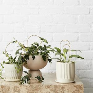 Plant Stake: Ivy Muse Mini Brass Plant Stake