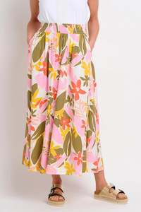 Brakeburn: Brakeburn Tropical Palm Skirt
