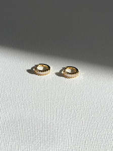 Ruby Tuesday: Ruby Tuesday Belle Huggies - Gold Plated Clear