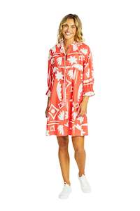 Pingpong: Pingpong Moma Dress Coral