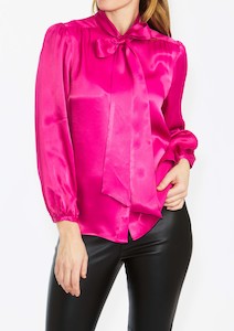 Pingpong: Pingpong Pussy Bow Blouse